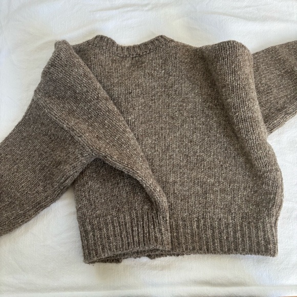 Babaa Wool Cardigan No 61 in Dark Mist - Picture 7 of 9